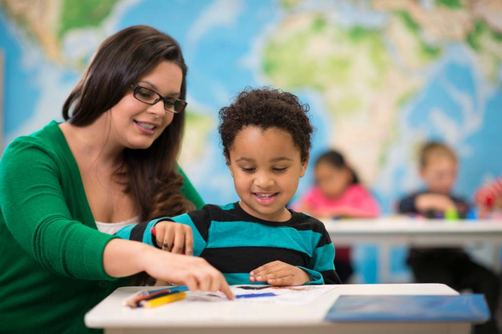 Teacher and student